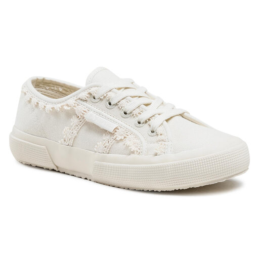 Tennis Superga 2750 Crochet Piping S71173W Beige Gesso 394