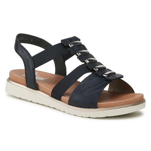 Sandali Rieker V5051 14 Blu scuro escarpe