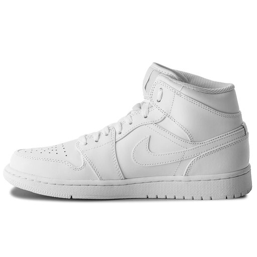 Nike air jordan 1 mid white pure top platinum