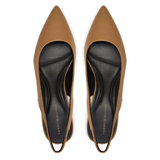 Sandales Tommy Hilfiger Th Mid Heel Slingback FW0FW08292 Kaki fr.eschuhe.ch