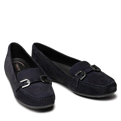 Mocassins Geox D Annytah Moc A D84BMA 00032 C4007 Bleu marine