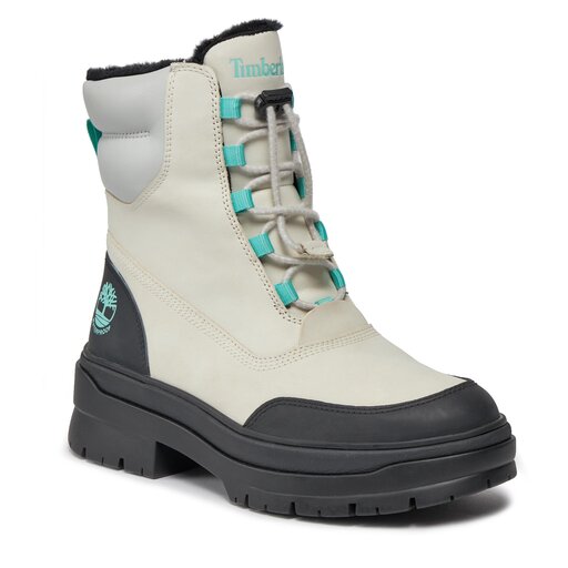 Winter white nubuck timberlands top