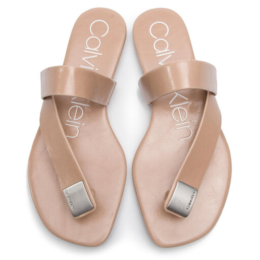 Chancletas Calvin Klein Saurin E8883 Beis