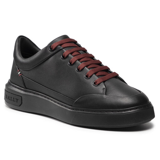 Sneakersy Bally Melvin 6237749 Black Calf Plain eobuwie .pl