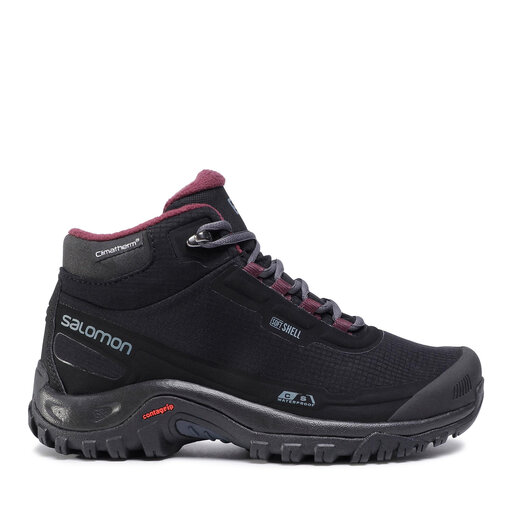 Chaussures de trekking Salomon Shelter Cs Wp W 411105 21 V0 Noir chaussures