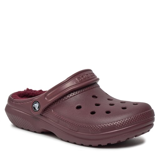 Pantoletten Crocs Crocs Classic Lined Clog 203591 Dark Cherry 6WD