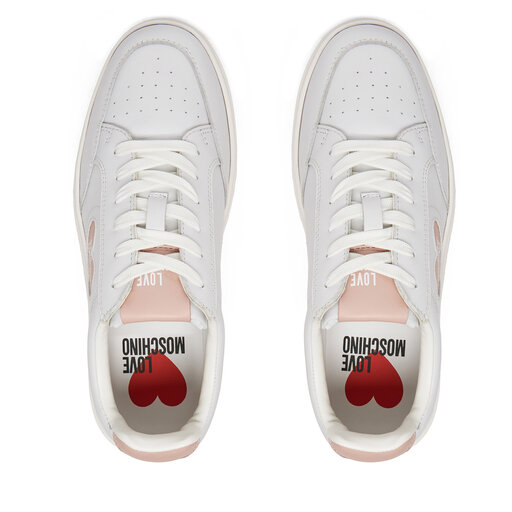 Снікерcи LOVE MOSCHINO JA15154G1MIA110B Білий | evzuttya.com.ua