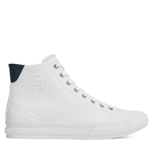Sneakers Tommy Hilfiger Th Hi Vulc Street Lth Ess FM0FM04897 Weiß
