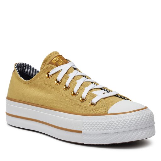 Converse Chuck Taylor All Star Lift Platform Herringbone Stripe A08109C Utility Sunflower Trek Tan evzuttya .ua