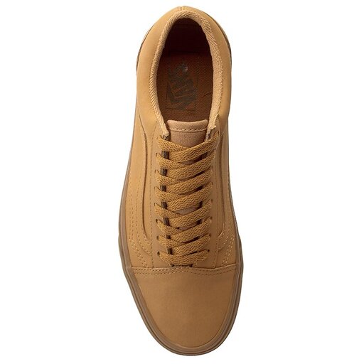 Vans old skool vansbuck gum mono skate shoes hotsell