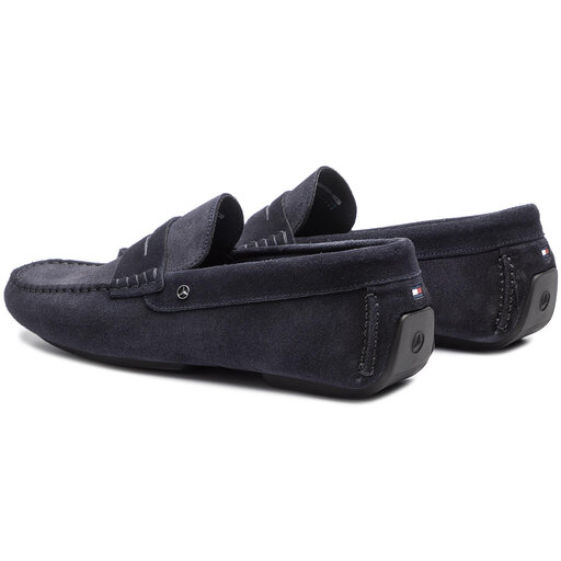 Mocassins Tommy Hilfiger 2 Mb Mercedes Suede Pennybar FM0FM02241 Midnight 403