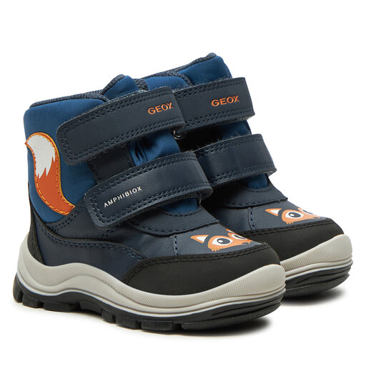 Bottes de neige Geox B Flanfil Boy B Abx B463VB 054FU CF44K M Bleu marine
