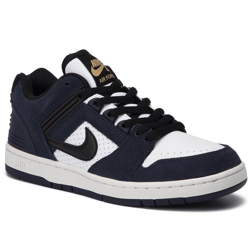 Batai Nike Sb Air Force II Lowa AO0300 400 Obsidian Black White
