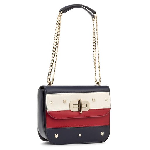 Handtasche Tommy Hilfiger Turn Lock Crossover Leather Mascot