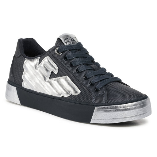 Sneakers EA7 Emporio Armani X8X037 XK174 N090 Night/Silver | chaussures.fr