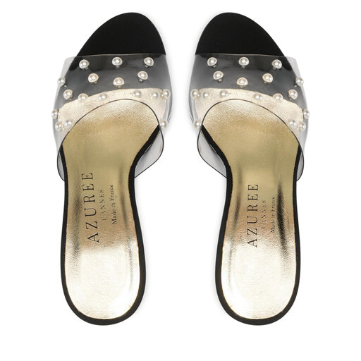 Azuree Cannes Mules Made In France Unused AZUREE CANNES Dot Mules