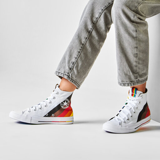 Bambas Converse Ctas Hi 167758C Blanco