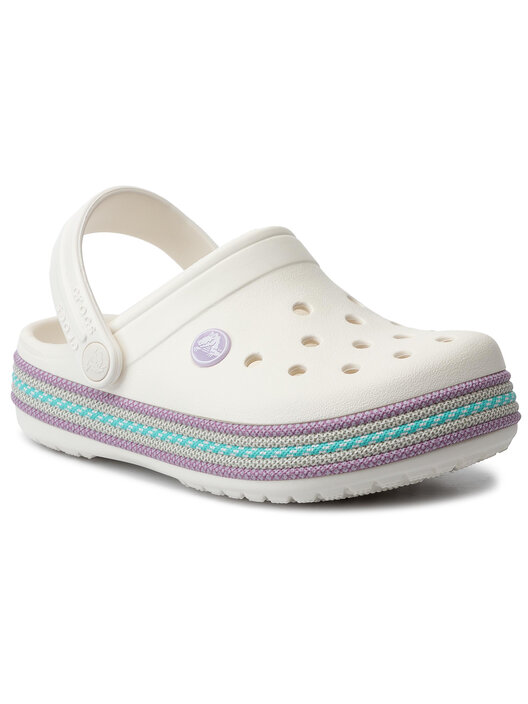 Ciabatte Crocs Crocband Sport Cord Clog K 205899 Bianco - Main Image