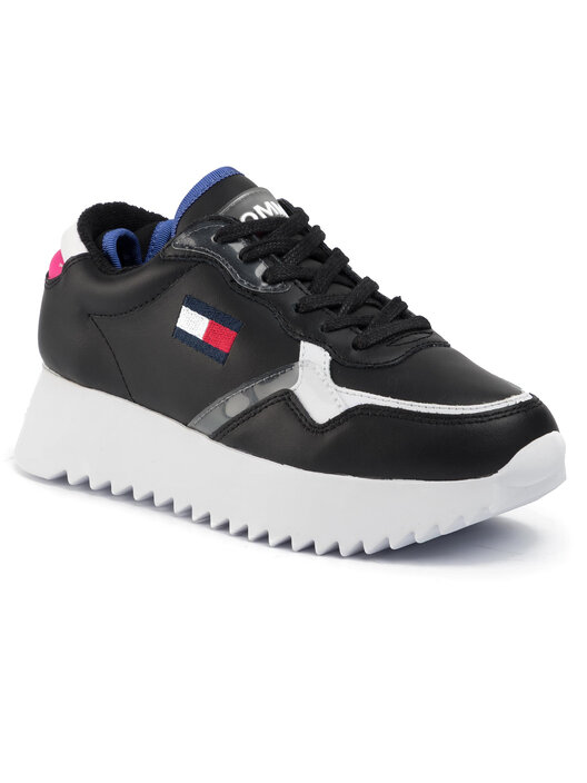 Сникърси Tommy Jeans High Caleated Tomy Jeans Sneaker EN0EN00720 Черен ...