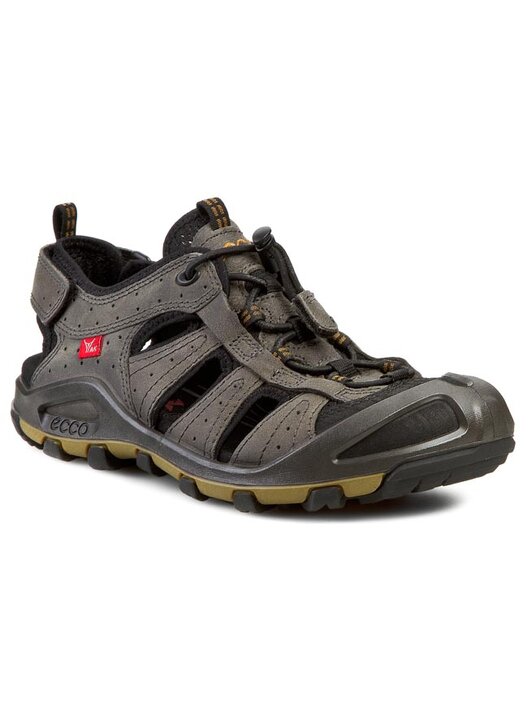 Sanda y ECCO Terra VG Sandal 82101456340 Black Dark Shadow eobuwie .pl