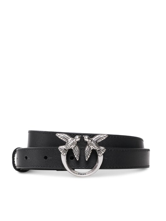 Жіночий ремінь Pinko Love Berry H2 Belt PE 23 PLT01 100143 A0F1 Чорний |  evzuttya.com.ua