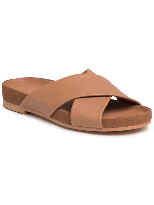 Pantoletten Clarks Pure Cross 261477514 Braun | eschuhe.de