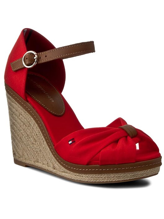 Espadrilles Tommy Hilfiger Elena 56D FW0FW00905 Rouge chaussures