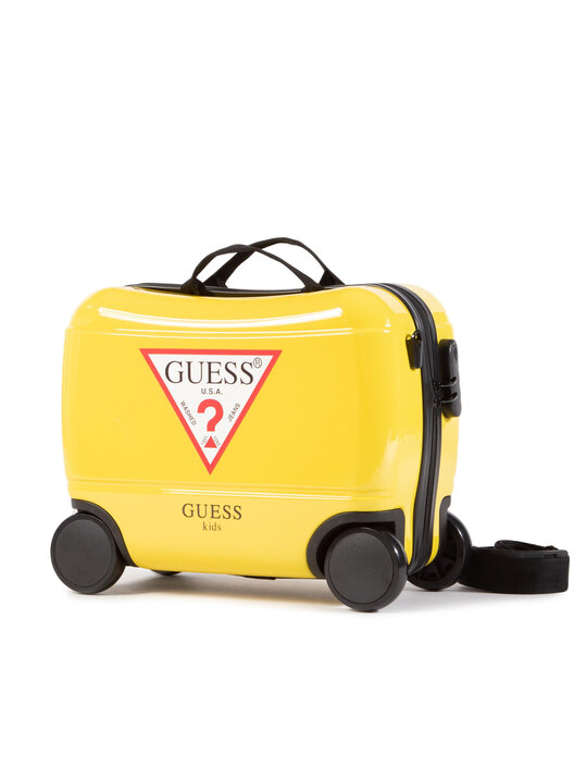 Guess Luggage Trolley Guess Offerte GUESS Red Logo Small Cabin Trolley