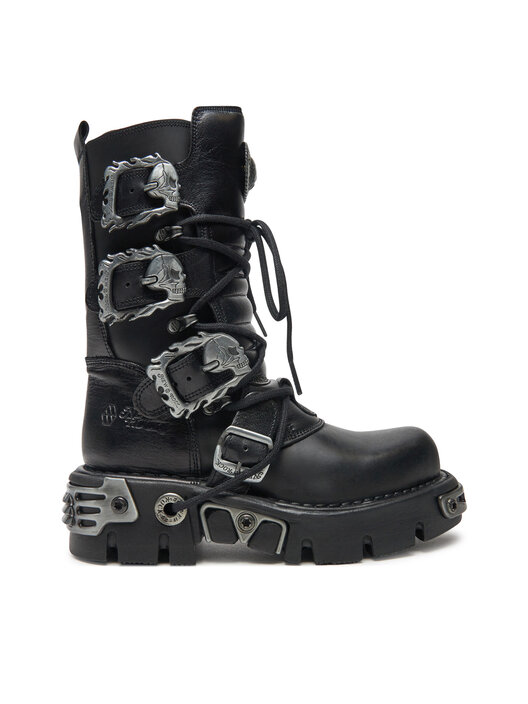Schnürstiefel NEW ROCK M-391-S1 Schwarz | eschuhe.de