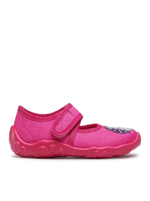 Pantofole A Stivaletto Superfit Polly Per Bambini - Tela, Suola In Poliuretano, Chiusura A Strappo
