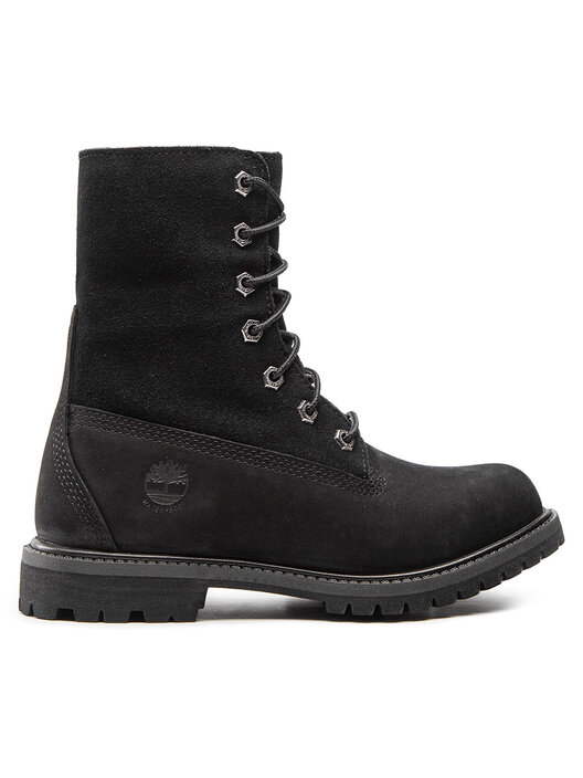 Authentics teddy fleece boot for women in black deals