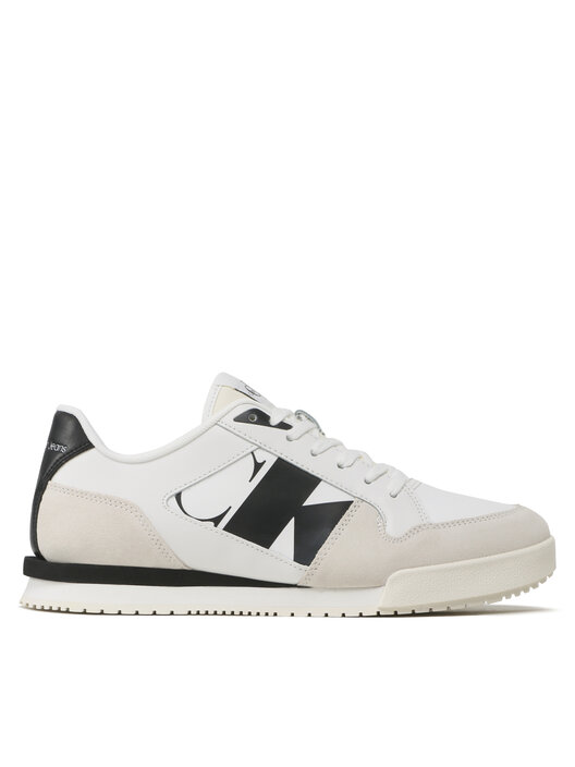 Sneakers Calvin Klein Jeans Low Profile Runner Mod Vint YM0YM00695 Écru ...