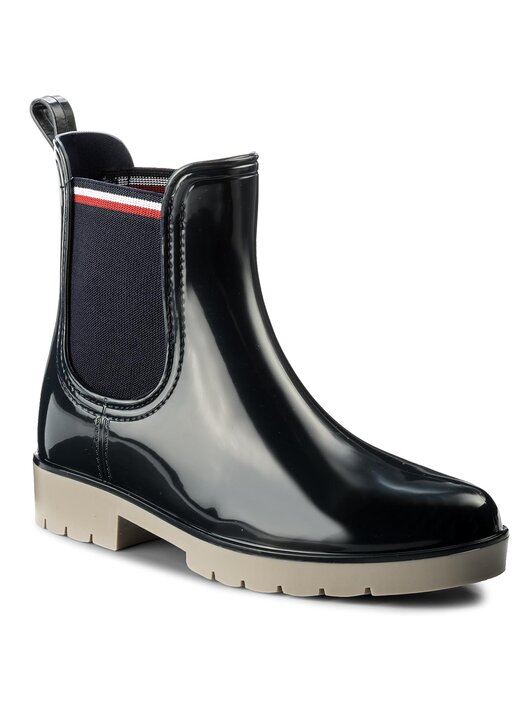 Bottes de pluie Tommy Hilfiger Olaya 1R FW0FW01802 Bleu marine chaussures