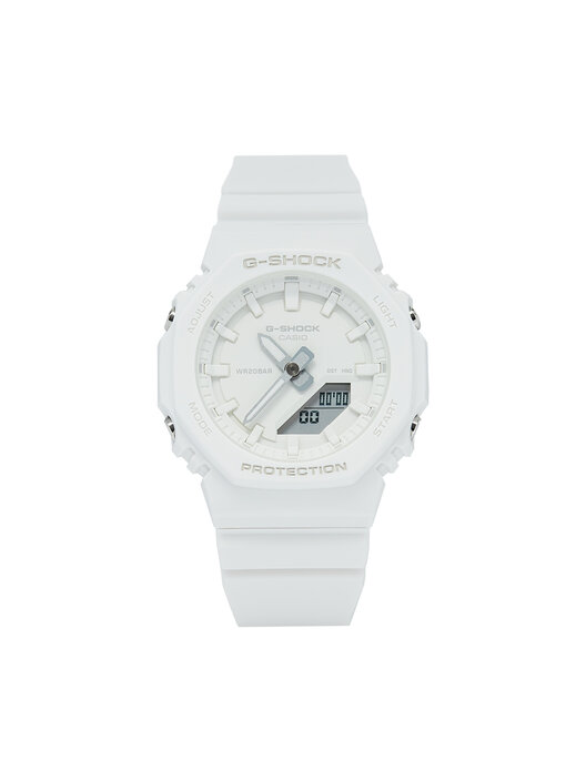 Годинник G-Shock Time On Tone GMA-P2100-7AER Білий | evzuttya.com.ua