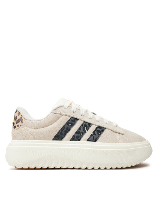 Sneakersy adidas Grand Court Platform IE3620 Beżowy eobuwie com pl