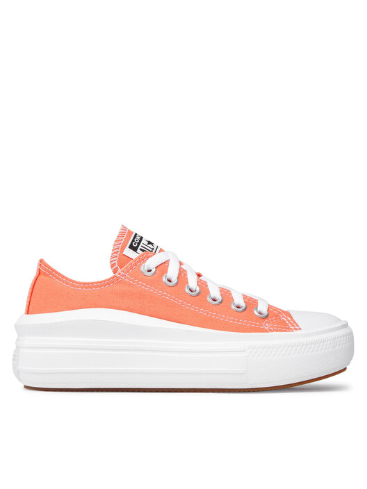 White and orange converse cheap