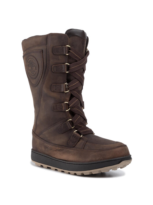 Stivali da neve Timberland Mukluk 8 in Waterproof Boot TB076916214 Marrone escarpe