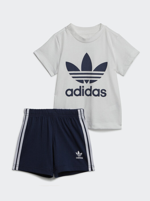 adidas Conjunto de camiseta y pantalones cortos deportivos Trefoil