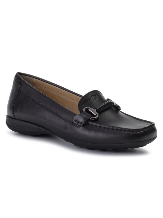 Mocassins Geox D Euxo A D9445A 00043 C9999 Noir chaussures