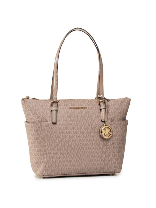 Sac a main MICHAEL Michael Kors Jet Set Item 30S0GTTT1B Beige chaussures