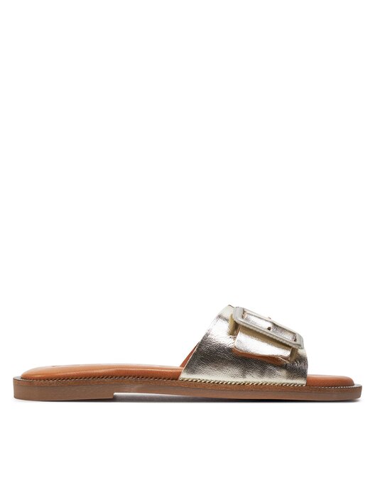 Mules Tamaris Femme En Cuir Véritable - Talon Bloc 1.5cm Avec Semelle Confort TOUCH-IT - Fabriqué Au Portugal