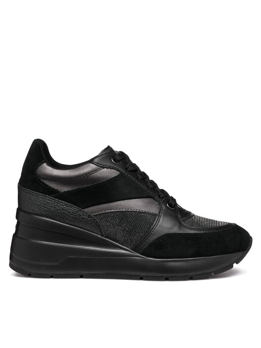Sneakers Geox D Zosma D368LA 0LY22 C9999 Noir chaussures