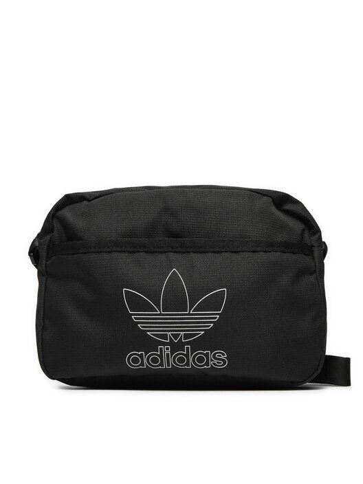 Kleine Umhangetasche adidas Small Airliner Bag IS4585 Schwarz eschuhe.at