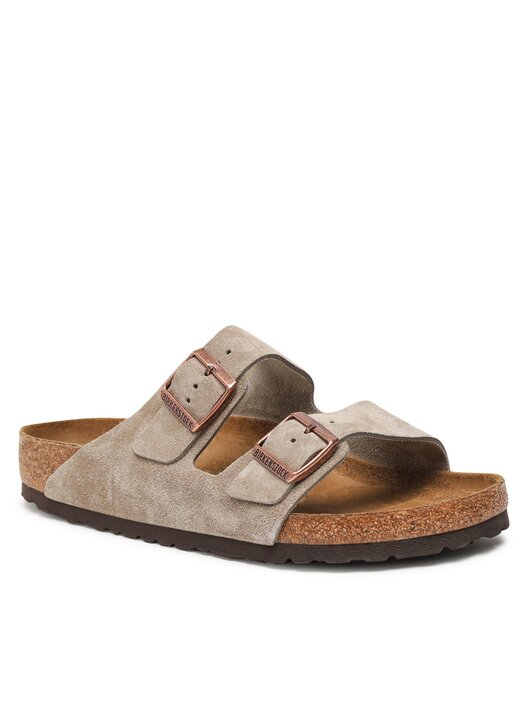 Pantoletten Birkenstock Arizona Bs 0051461 Grau