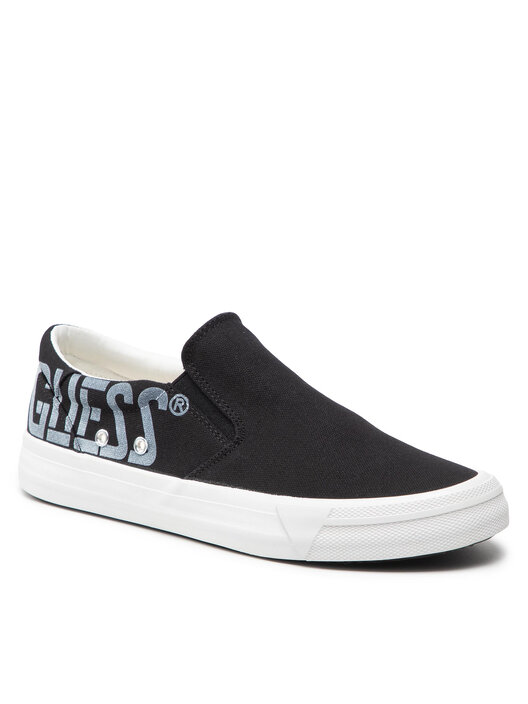 Zapatillas De Tenis Guess Ederle Slip On FM6ESO FAB12 Negro