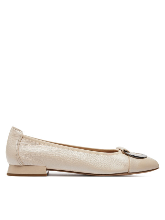 Ballerines Caprice Femme Cuir Souple Largeur G - Confort Optimal Avec Memotion - Talon 1,8 Cm - Élégance Quotidienne