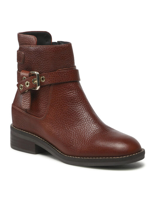 Geox Mädchen D Larysse Ankle Boot – Bequeme Stiefelette Mit Reißverschluss | Atmungsaktiv | Blockabsatz 4 Cm