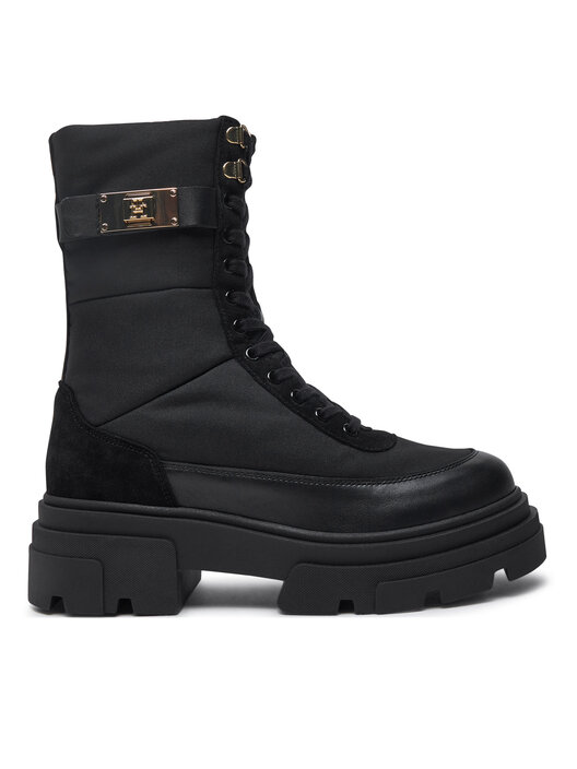 Schnürstiefeletten Tommy Hilfiger FW0FW08246 Schwarz