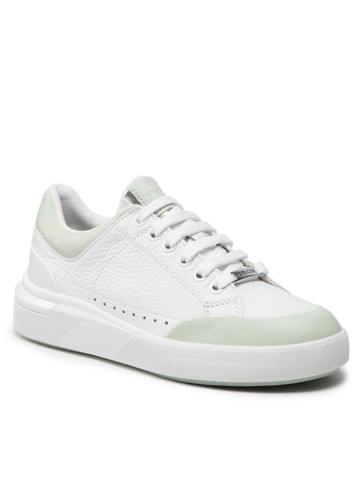 Scarpe Da Ginnastica Geox D Dalyla Per Bambine E Ragazze - Tomaia In Pelle Con Sistemi Traspiranti, Suola In Gomma, Leggere E Con Lacci, Perfette Per Ogni Giorno