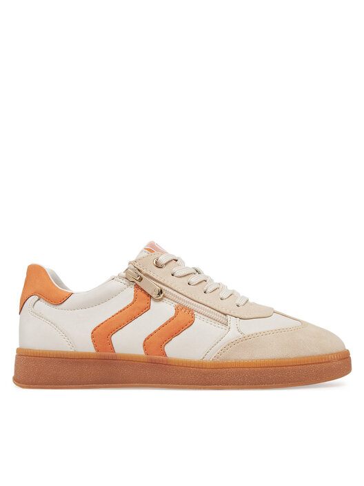 Marco Tozzi Dames 2-23739-44 sneakers, Cream Comb, 42 EU, Crèam Kam., 42 EU